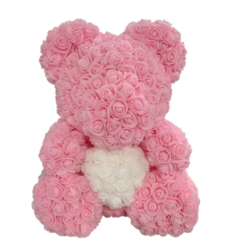 Artificial Flower Rose Teddy Bear